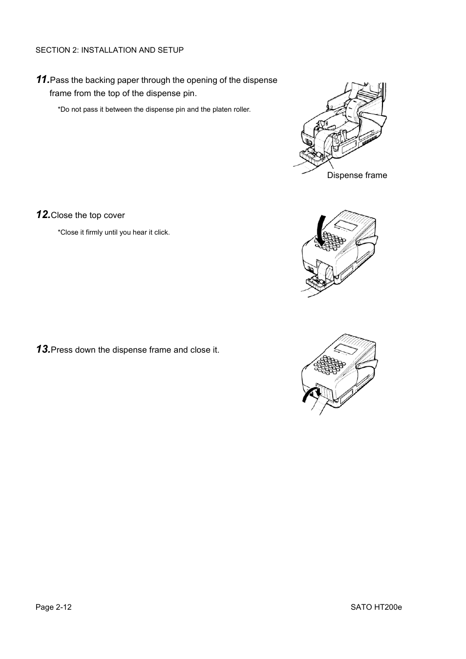 SATO HT200e User Manual | Page 30 / 152
