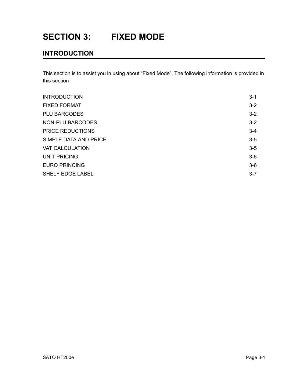 Introduction | SATO HT200e User Manual | Page 57 / 152