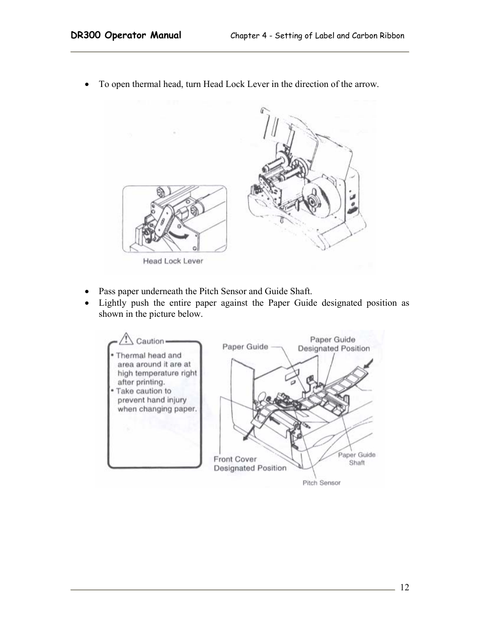 SATO DR300 User Manual | Page 14 / 96