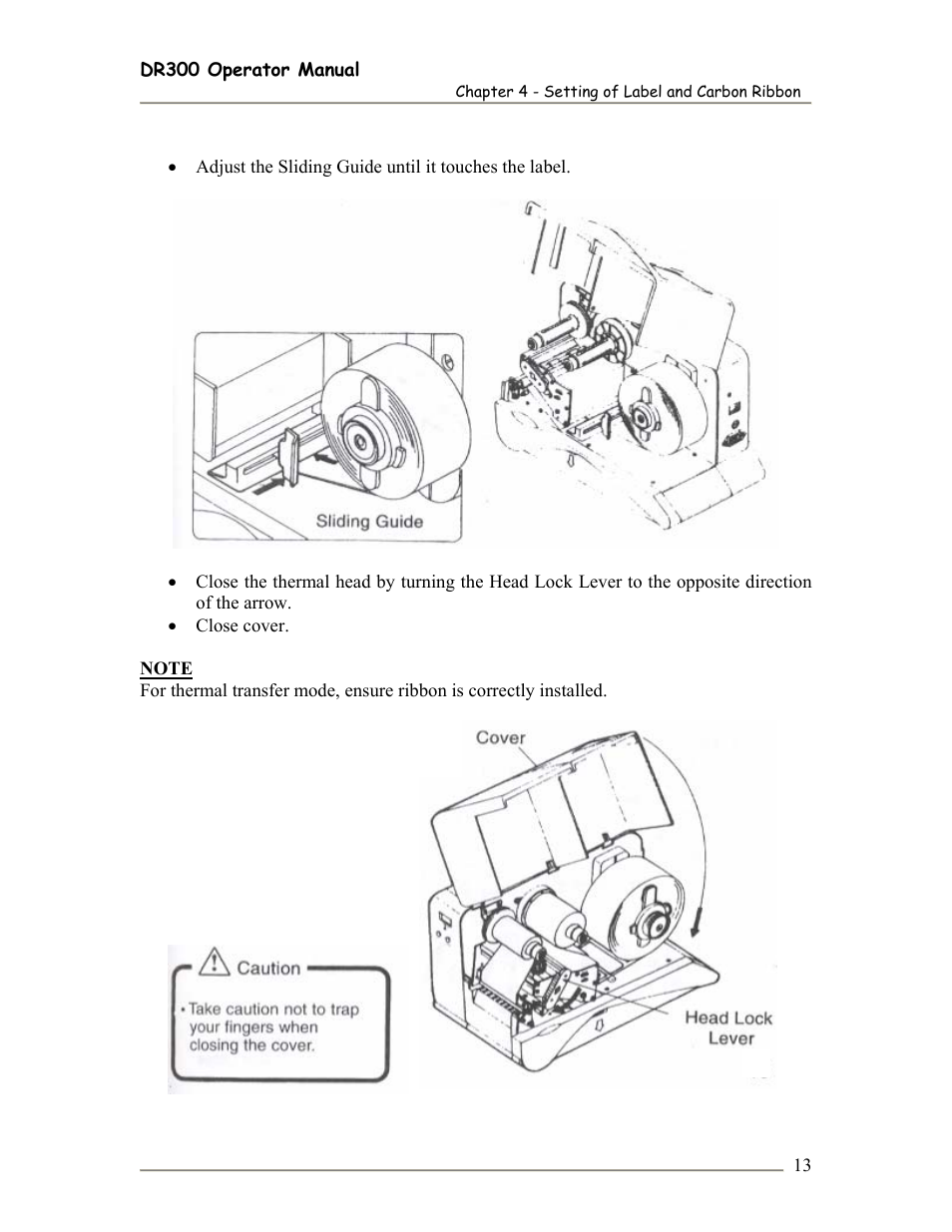 SATO DR300 User Manual | Page 15 / 96