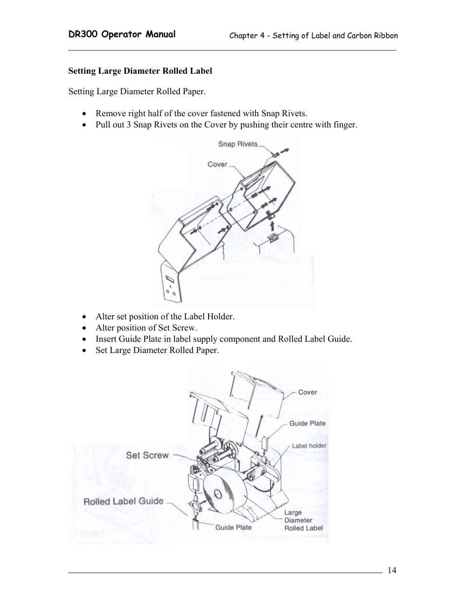 SATO DR300 User Manual | Page 16 / 96