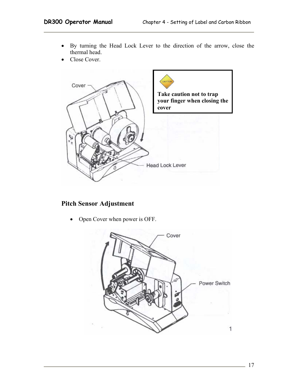 SATO DR300 User Manual | Page 19 / 96