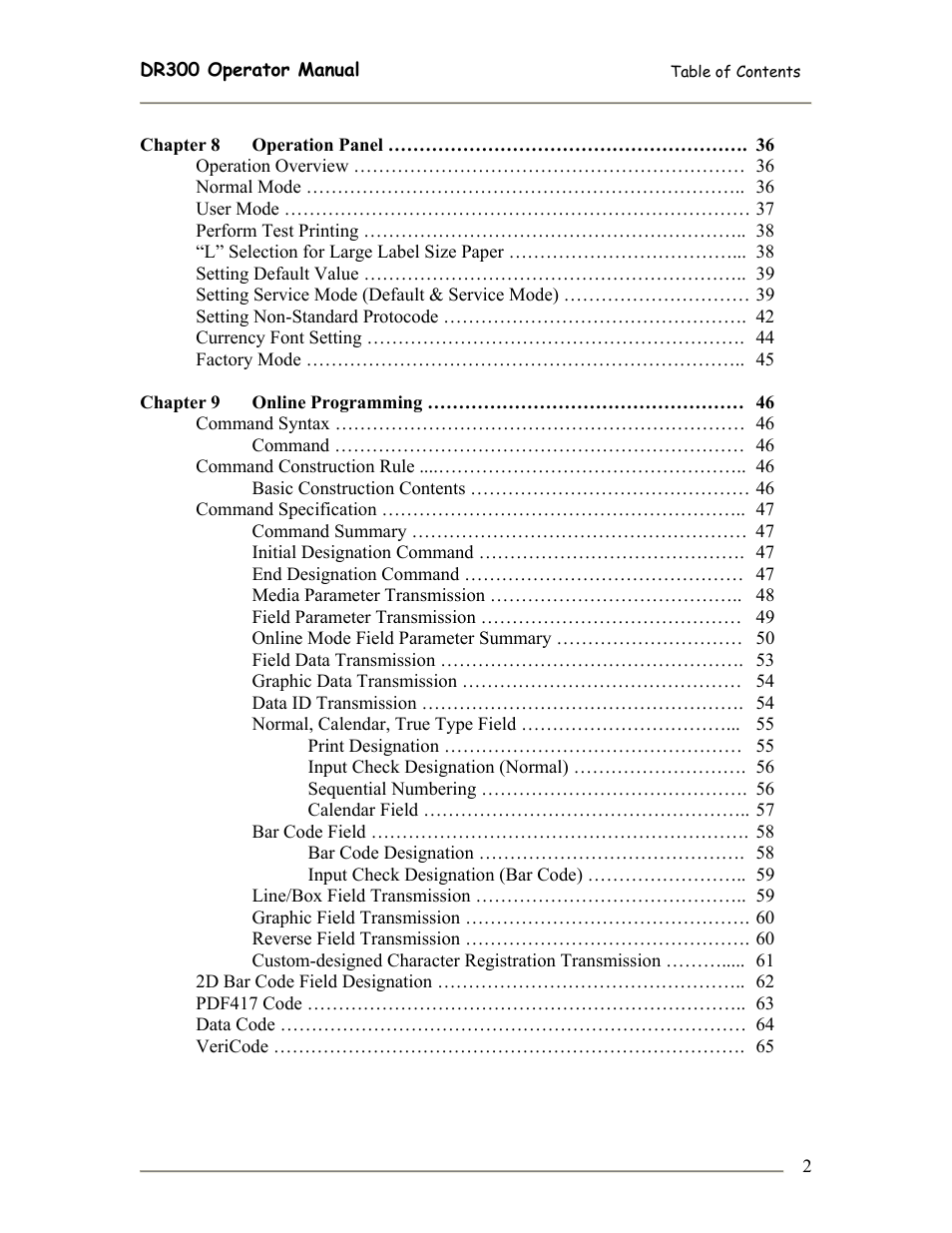 SATO DR300 User Manual | Page 4 / 96