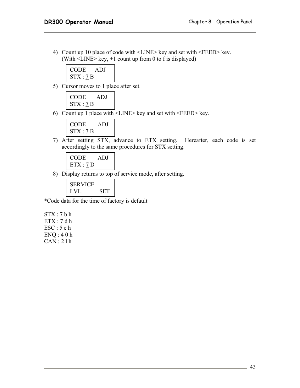 SATO DR300 User Manual | Page 45 / 96