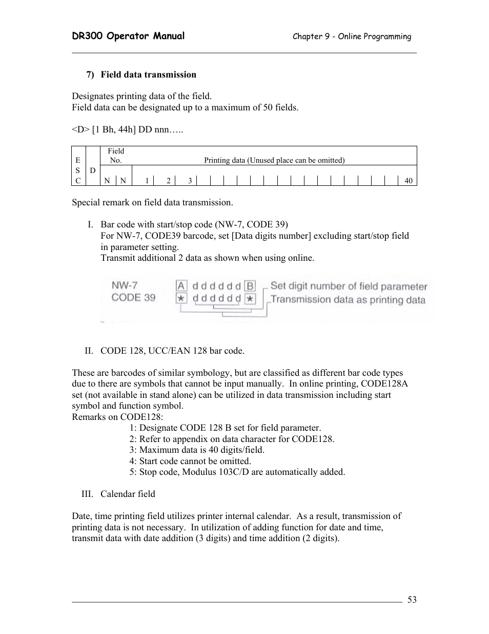 SATO DR300 User Manual | Page 55 / 96