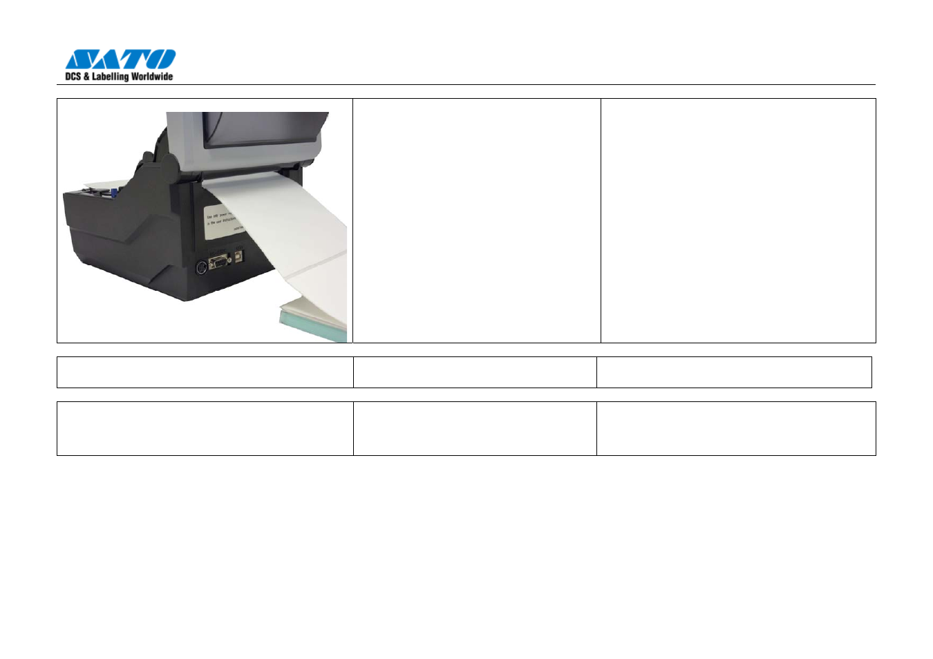 SATO CG 408 User Manual | Page 22 / 39