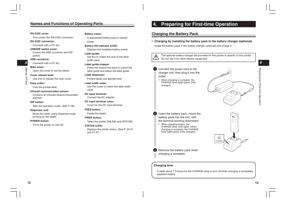 Preparing for first-time operation | SATO MB400I User Manual | Page 7 / 27