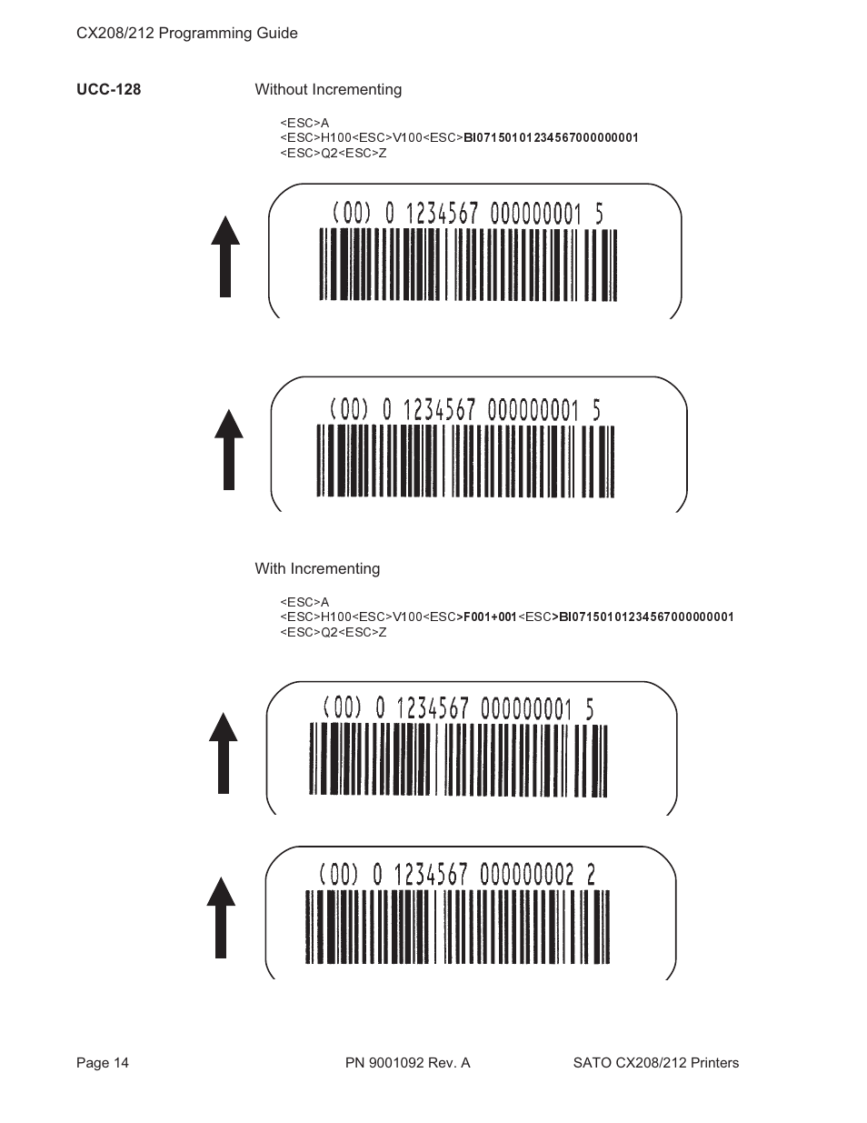 SATO CX208/212 User Manual | Page 18 / 104