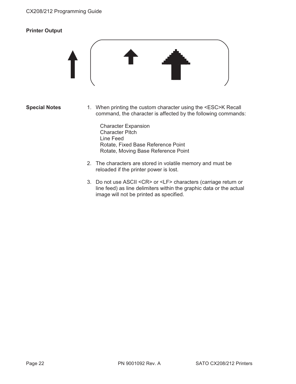 SATO CX208/212 User Manual | Page 26 / 104