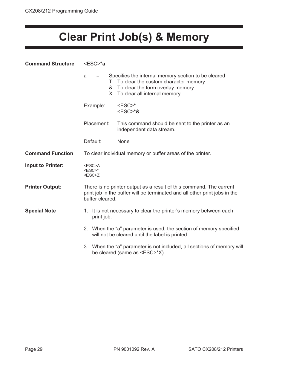 SATO CX208/212 User Manual | Page 33 / 104