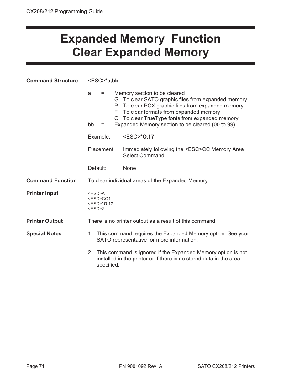 SATO CX208/212 User Manual | Page 75 / 104