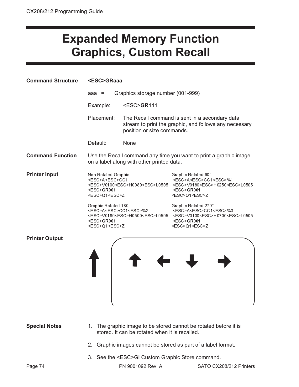 SATO CX208/212 User Manual | Page 78 / 104