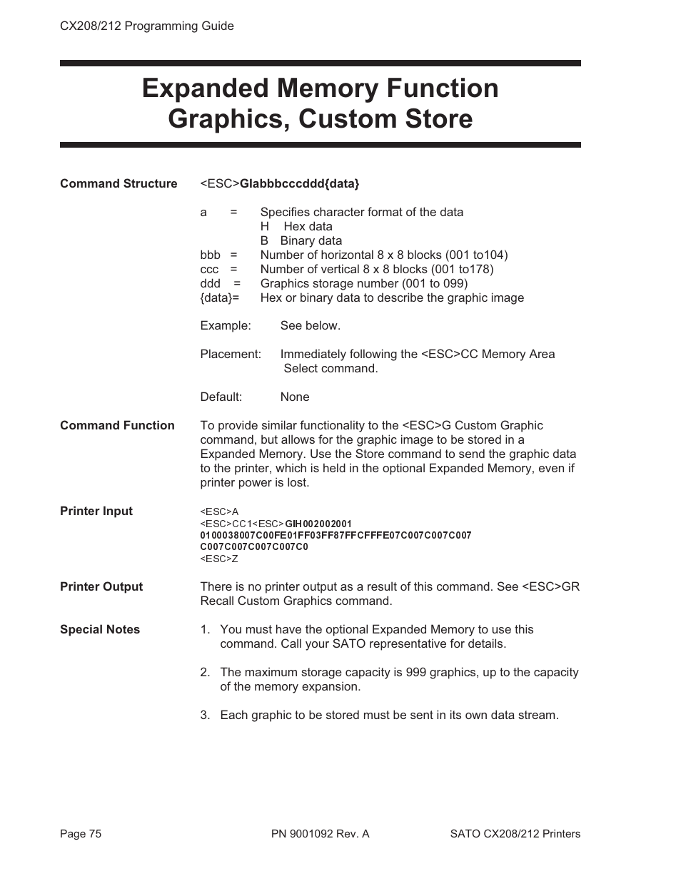 SATO CX208/212 User Manual | Page 79 / 104