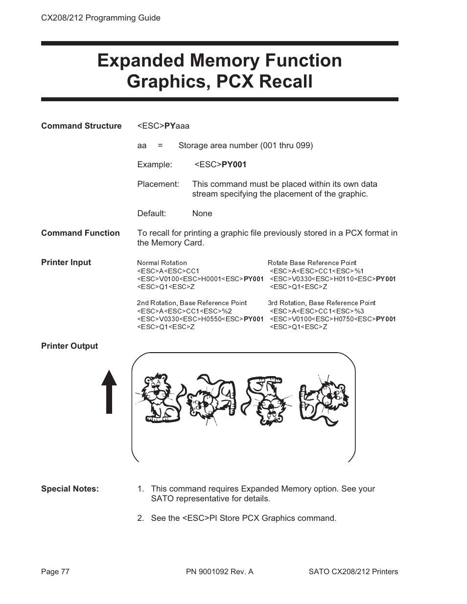 SATO CX208/212 User Manual | Page 81 / 104