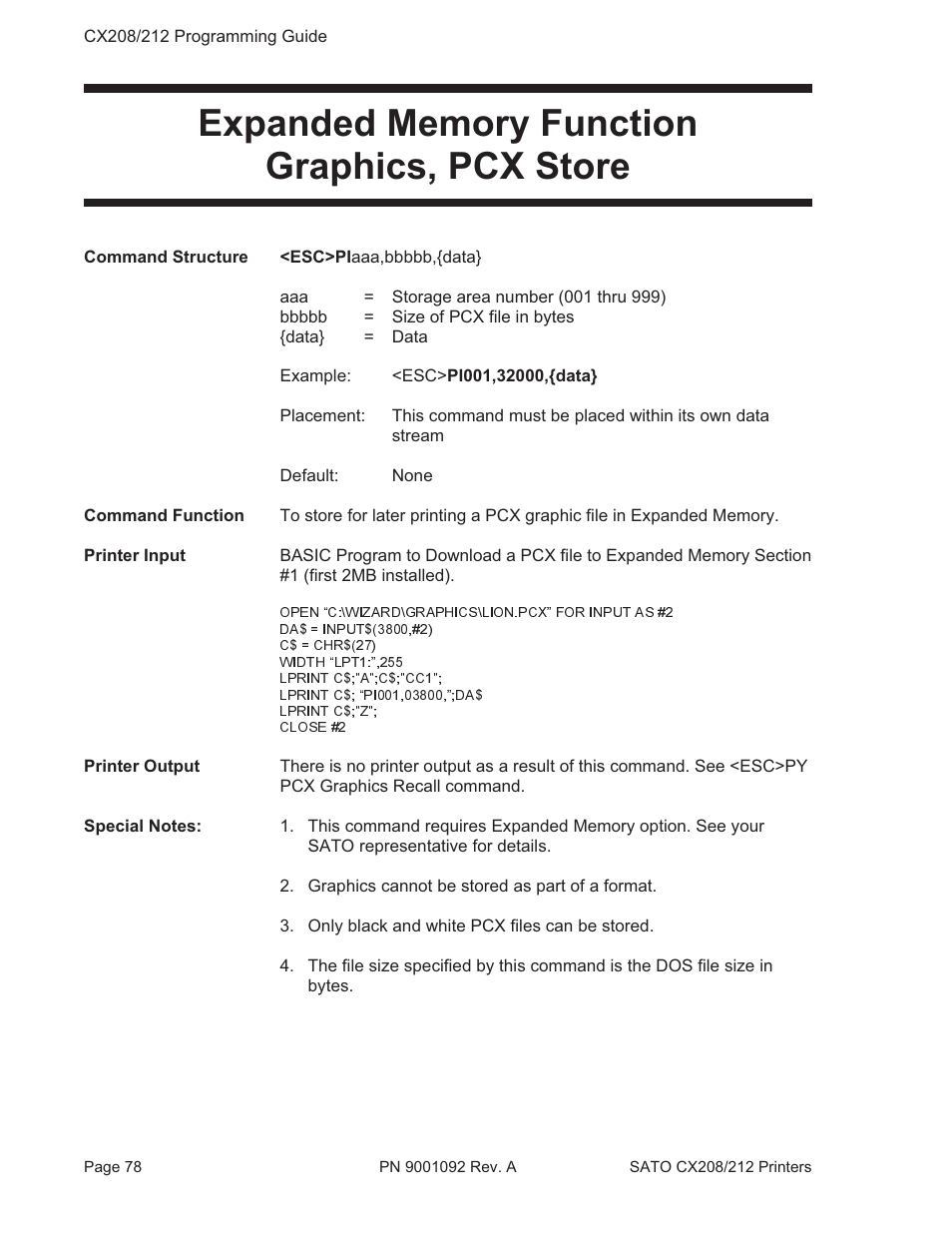 SATO CX208/212 User Manual | Page 82 / 104