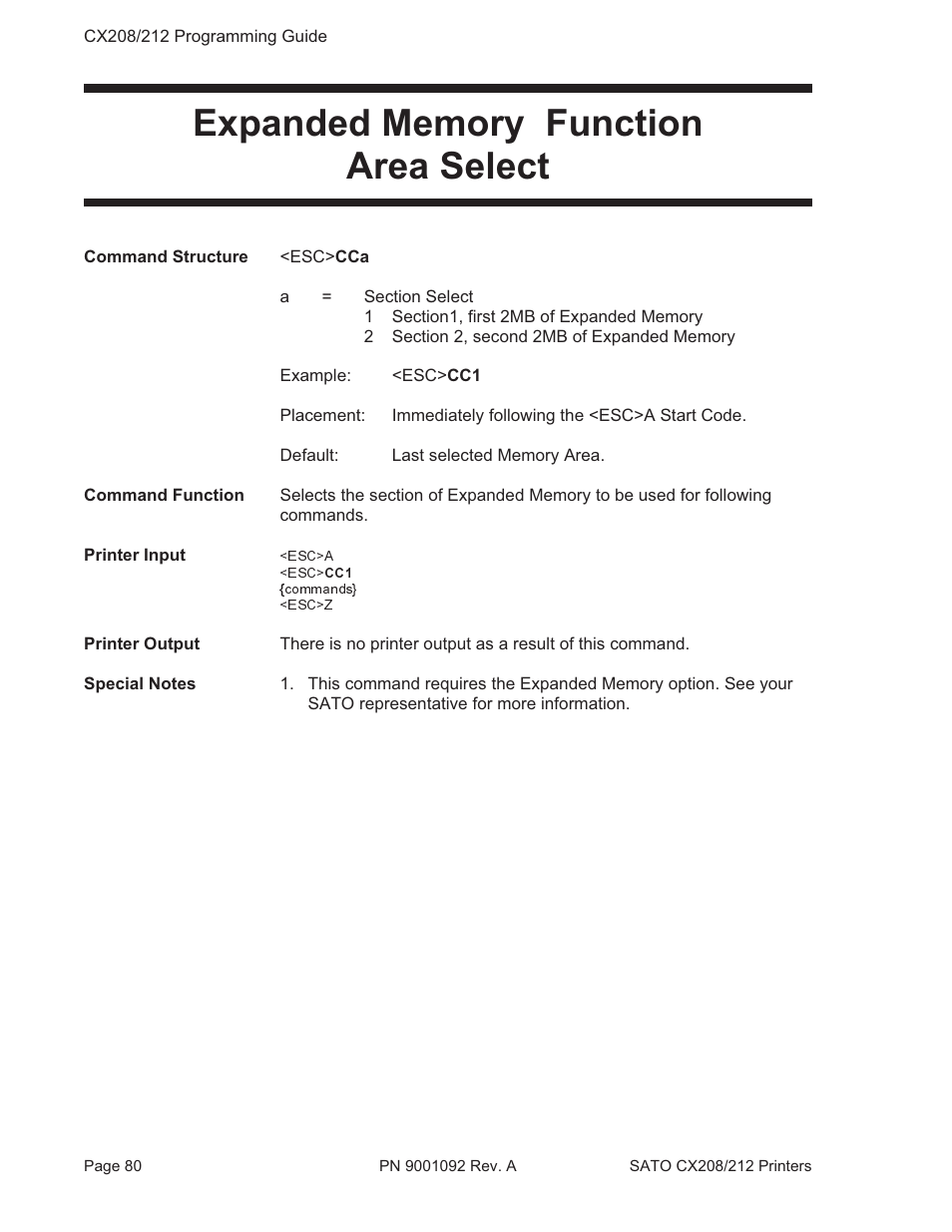 SATO CX208/212 User Manual | Page 84 / 104