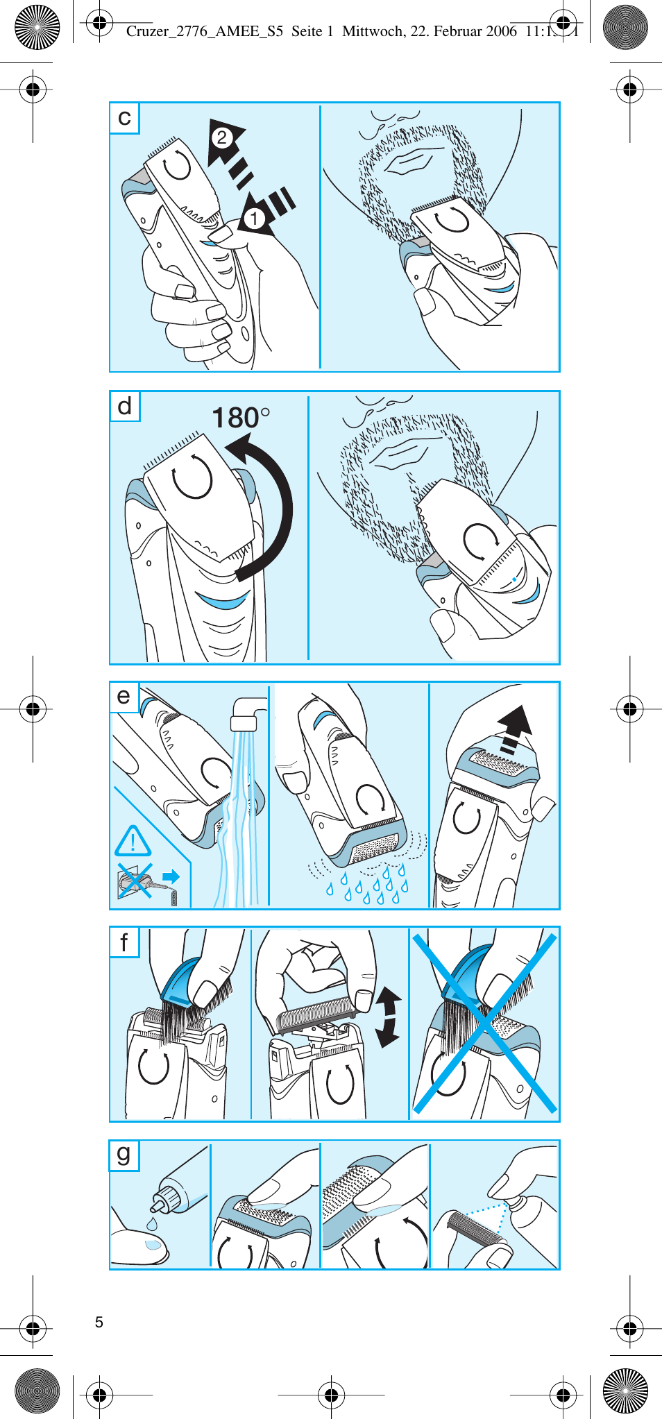 Cd f g e | Braun 2776 User Manual | Page 4 / 51