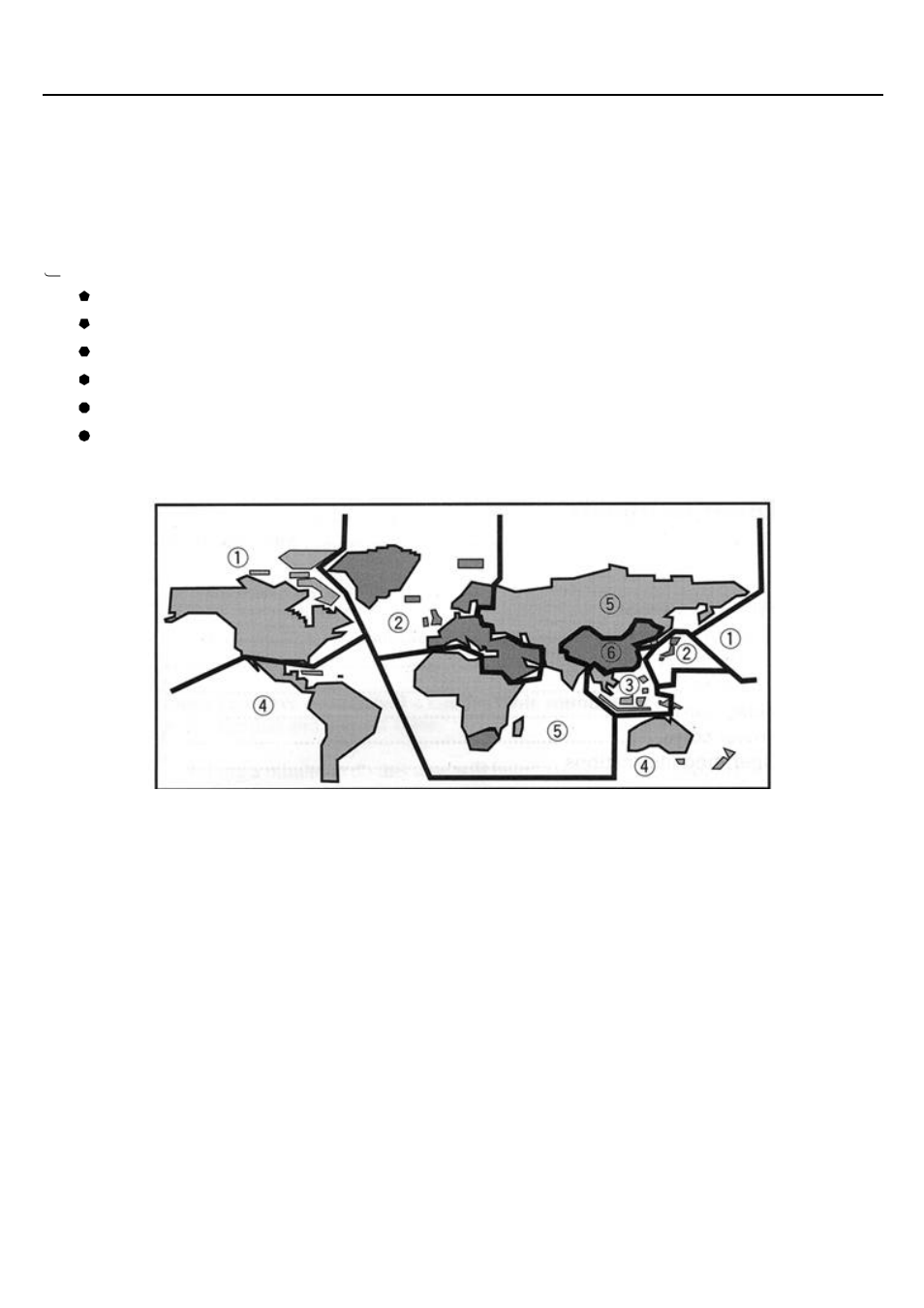 Region management information | Sampo DVE-6xx User Manual | Page 34 / 35