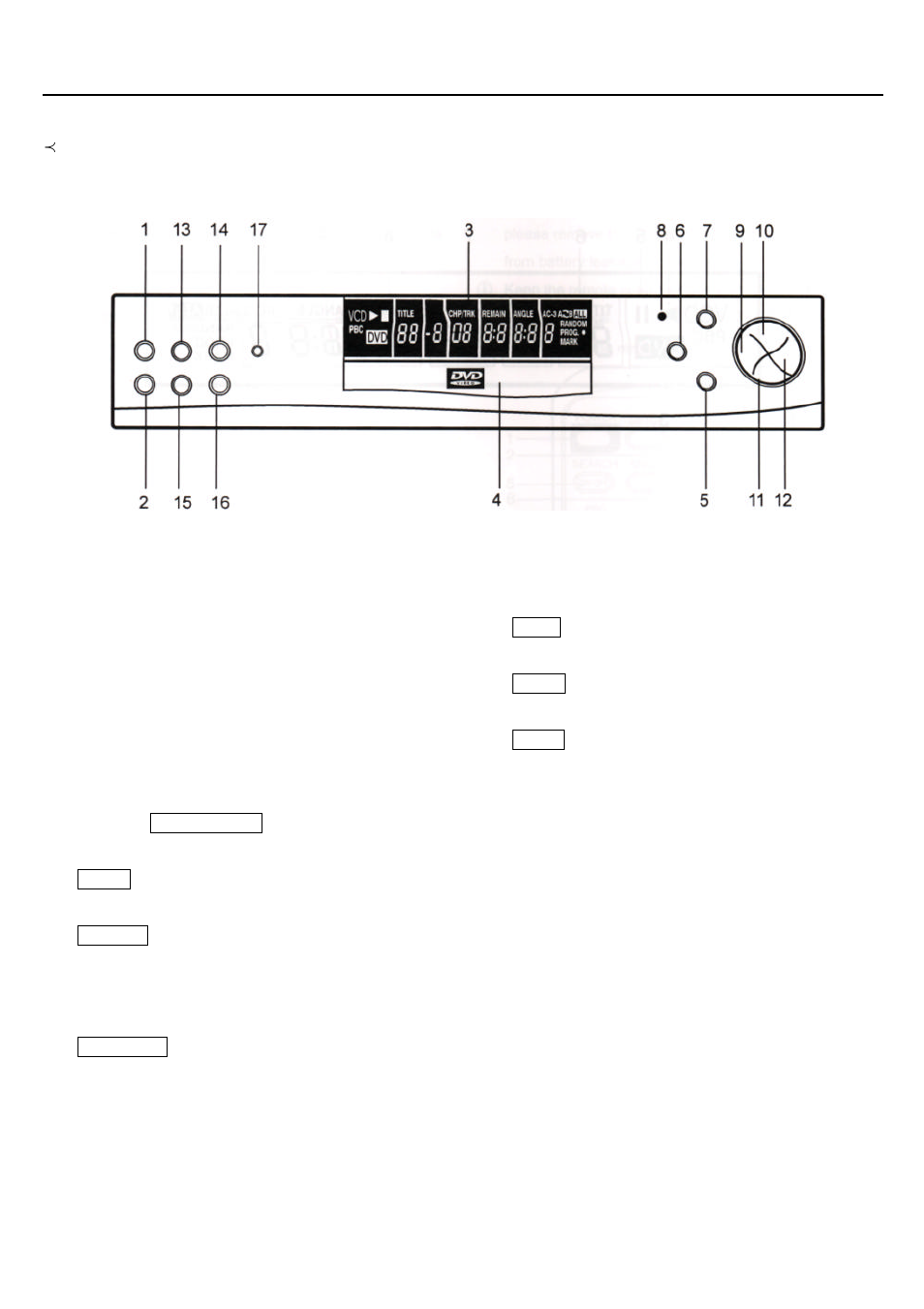 Front panel/display window | Sampo DVE-6xx User Manual | Page 8 / 35