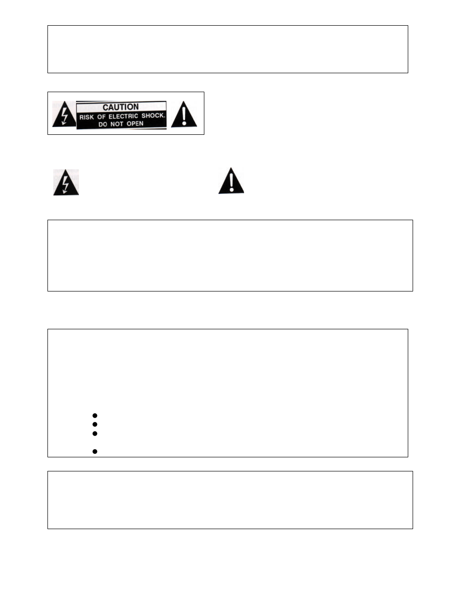 Warning | Sampo DVE-560 User Manual | Page 2 / 31