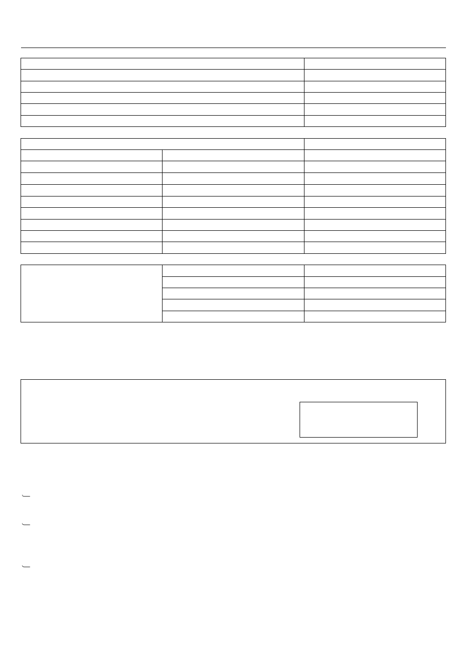 Specification | Sampo DVE-560 User Manual | Page 30 / 31