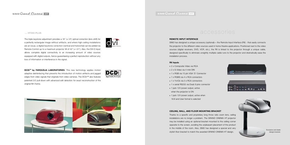 Sim2 Seleco SIM2 Grand Cinema HT User Manual | Page 6 / 8