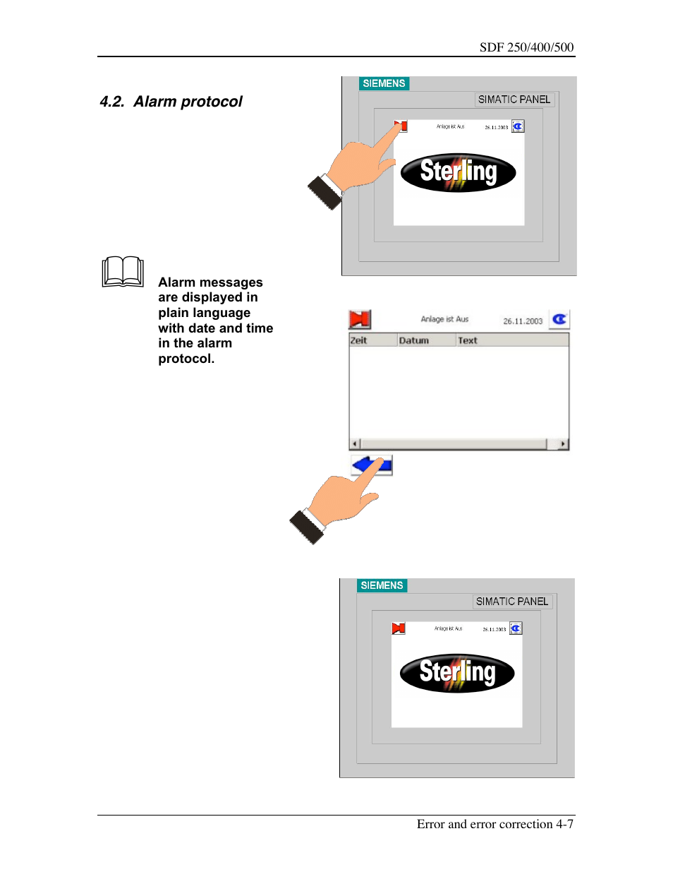 Sterling SDF 250 User Manual | Page 37 / 72