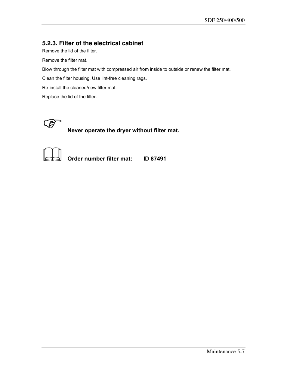 Sterling SDF 250 User Manual | Page 44 / 72