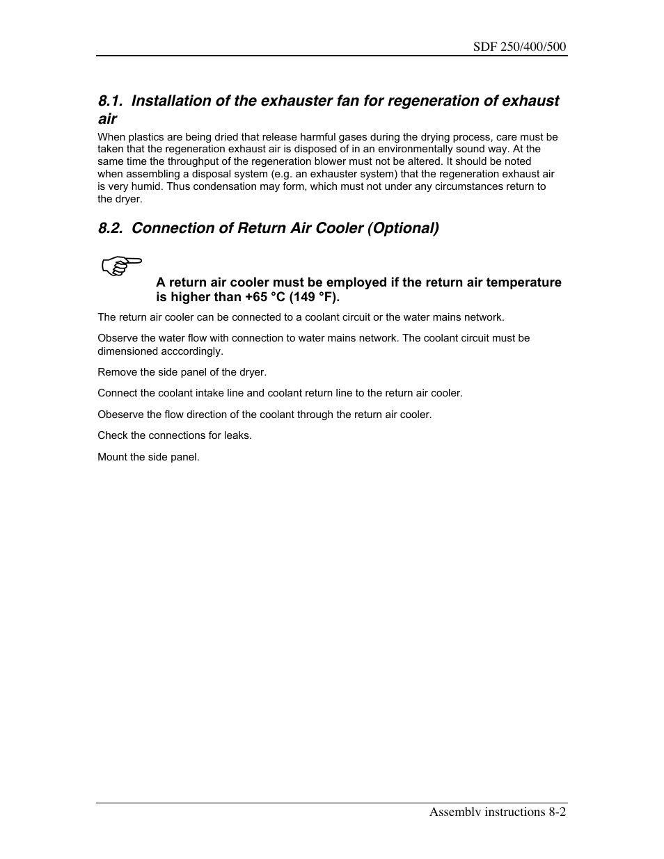 Sterling SDF 250 User Manual | Page 61 / 72