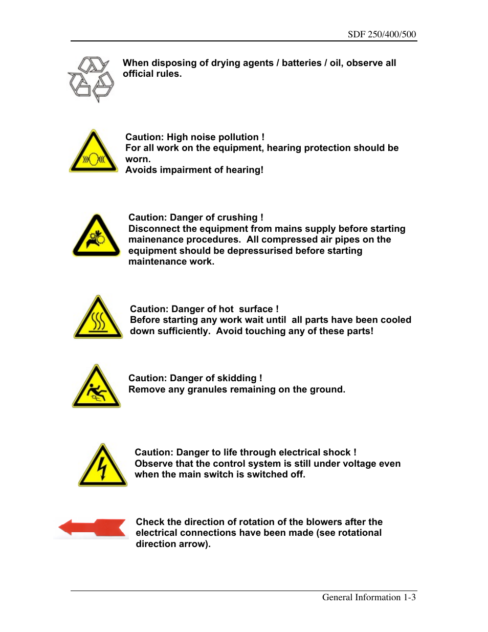 Sterling SDF 250 User Manual | Page 8 / 72