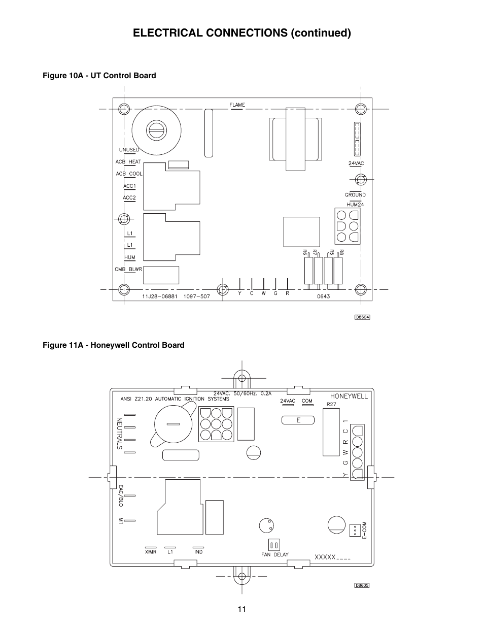 Electrical connections (continued) | Sterling TUBULAR GAS FIRED DIRECT SPARK PROPELLER UNIT HEATERS GG-30 User Manual | Page 11 / 44