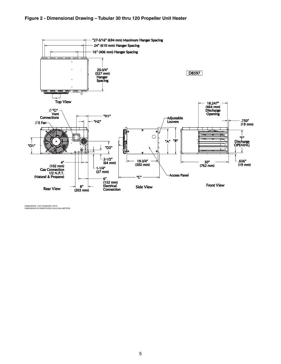 Sterling TUBULAR GAS FIRED DIRECT SPARK PROPELLER UNIT HEATERS GG-30 User Manual | Page 5 / 44