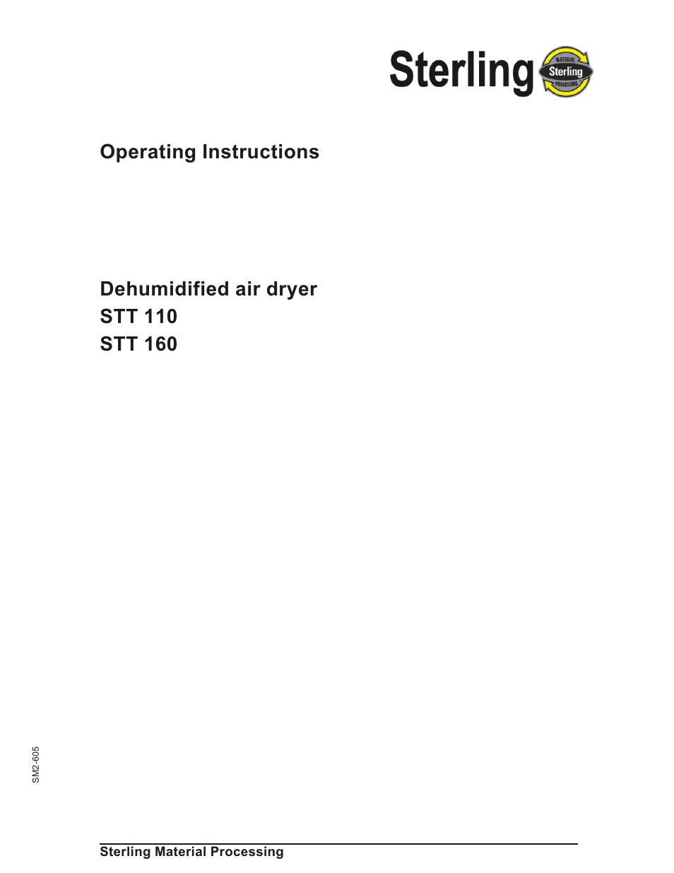 Sterling STT 160 User Manual | 57 pages