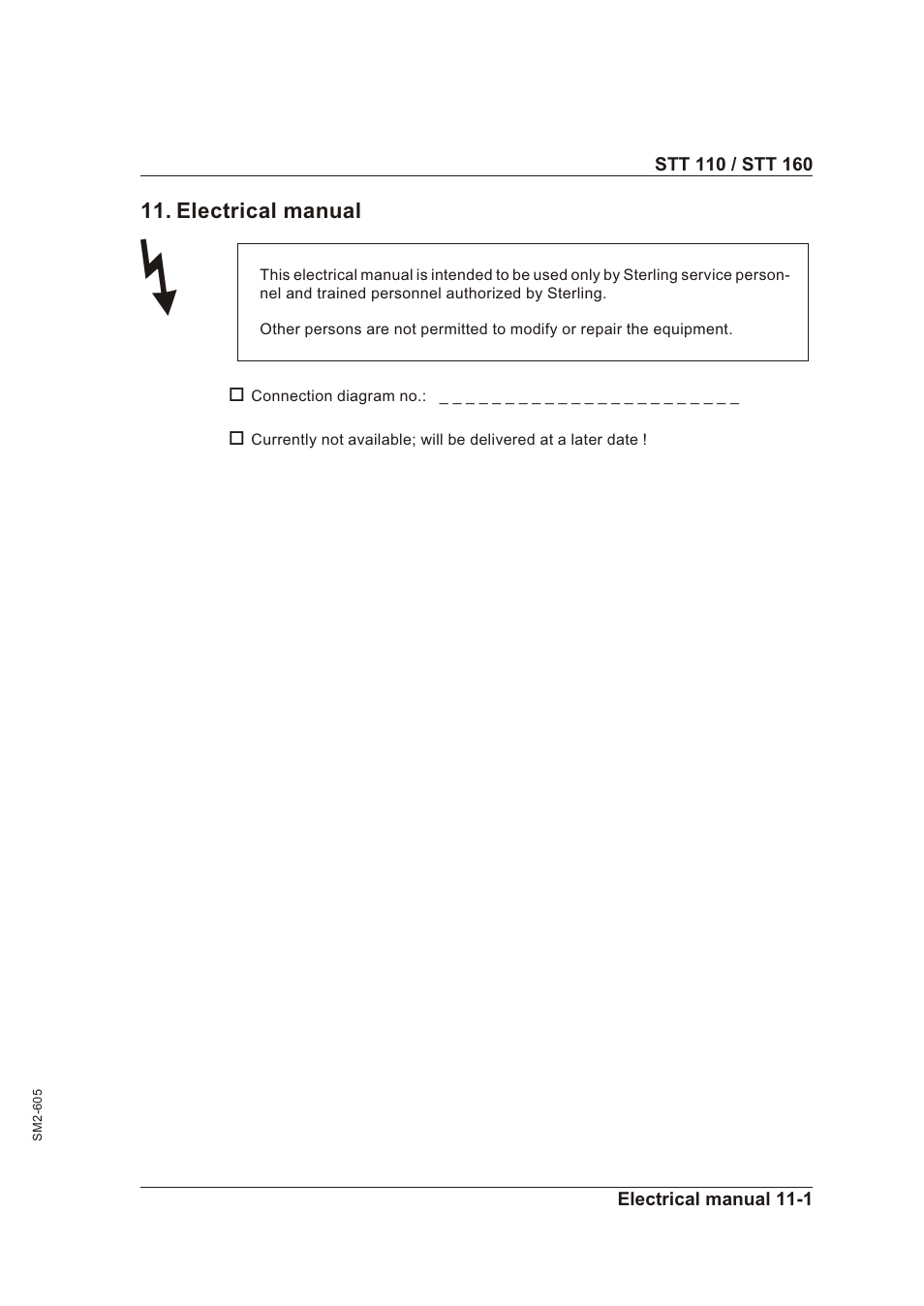 Sterling STT 160 User Manual | Page 55 / 57