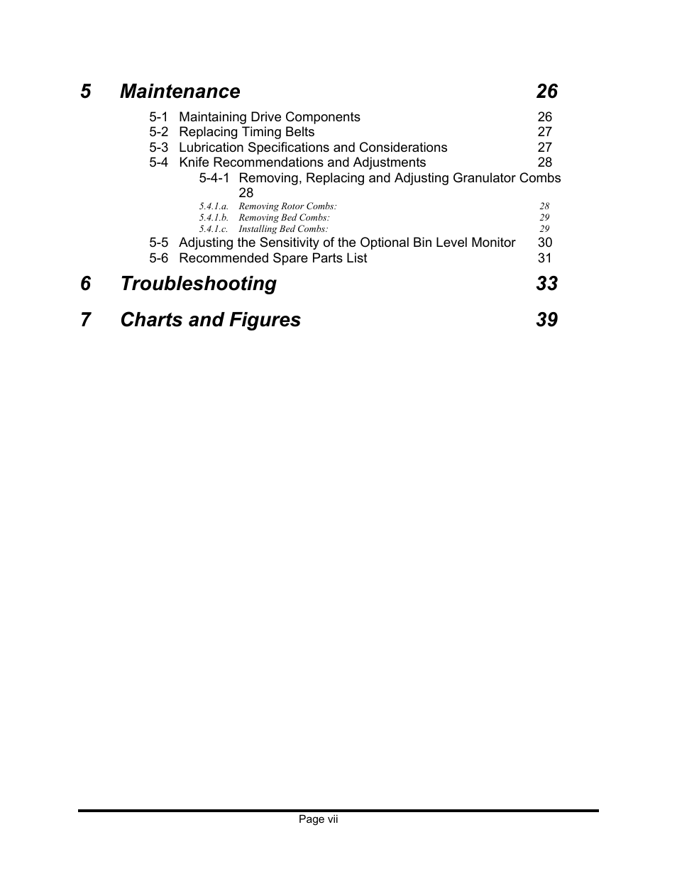 5maintenance 26 | Sterling EX909 User Manual | Page 7 / 44