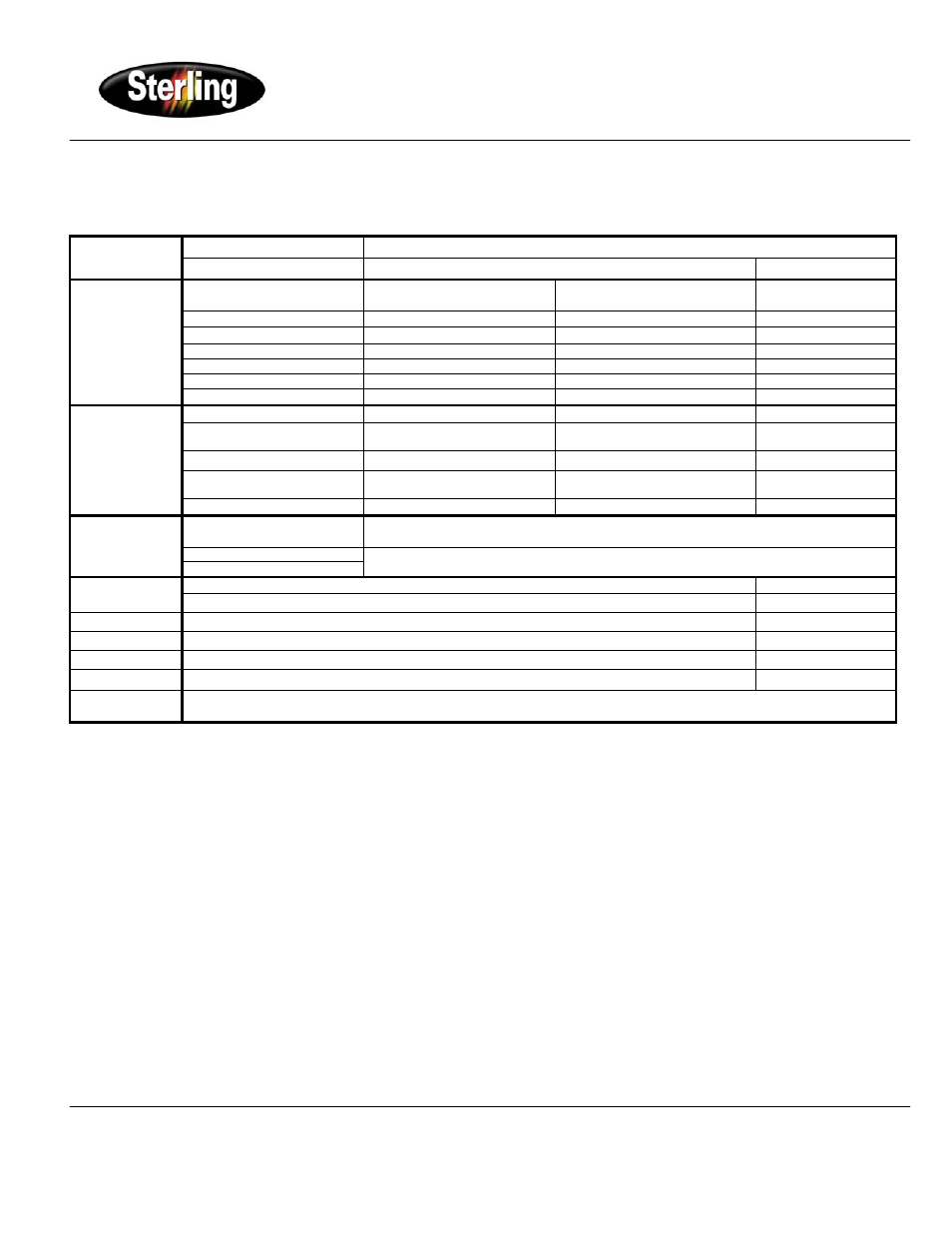 Micro series water temperature control units, Spare parts list, See previous page for spare parts location) | Sterling Water Heater User Manual | Page 3 / 4
