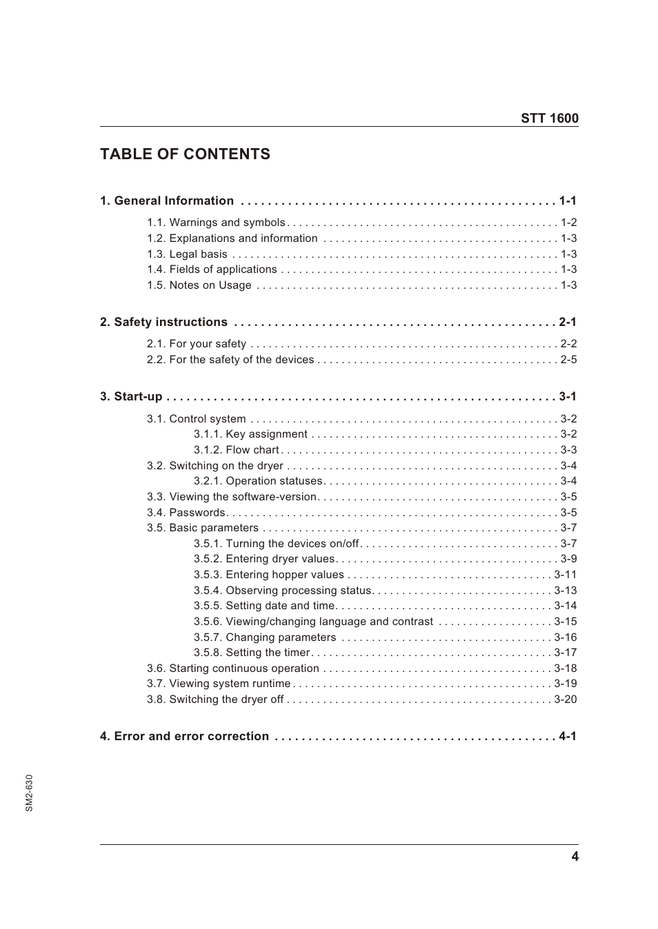 Sterling STT 1600 User Manual | Page 4 / 88