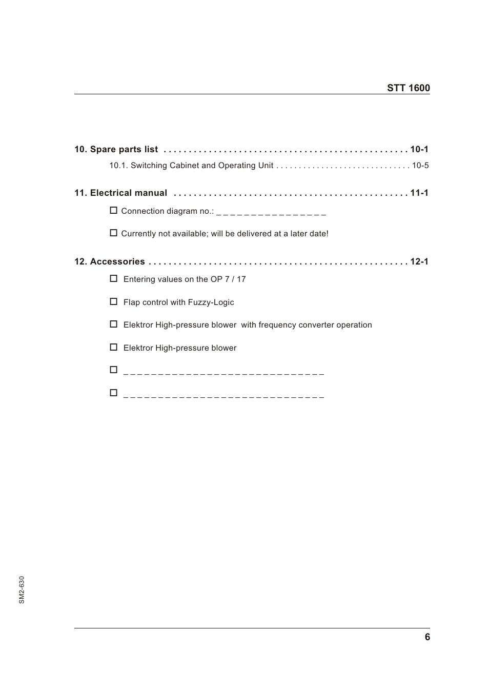 Sterling STT 1600 User Manual | Page 6 / 88