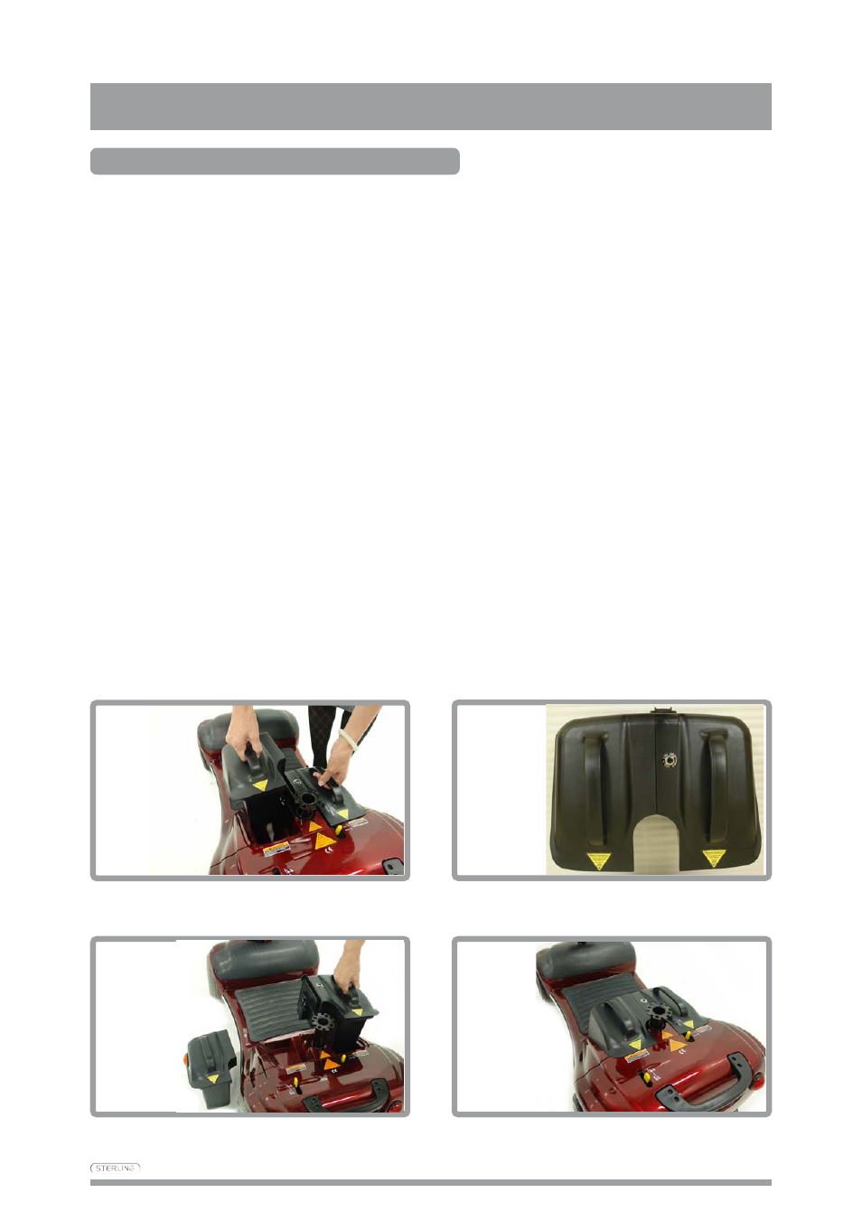 Safety warning and user guidance | Sterling Mobility Scooter User Manual | Page 17 / 40
