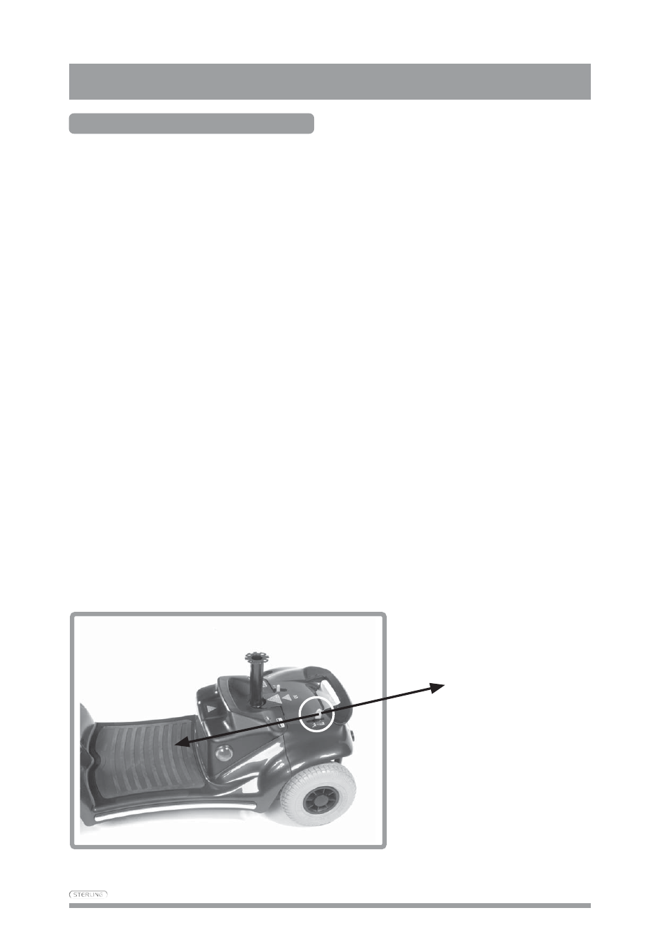 Operating your scooter | Sterling Mobility Scooter User Manual | Page 23 / 40