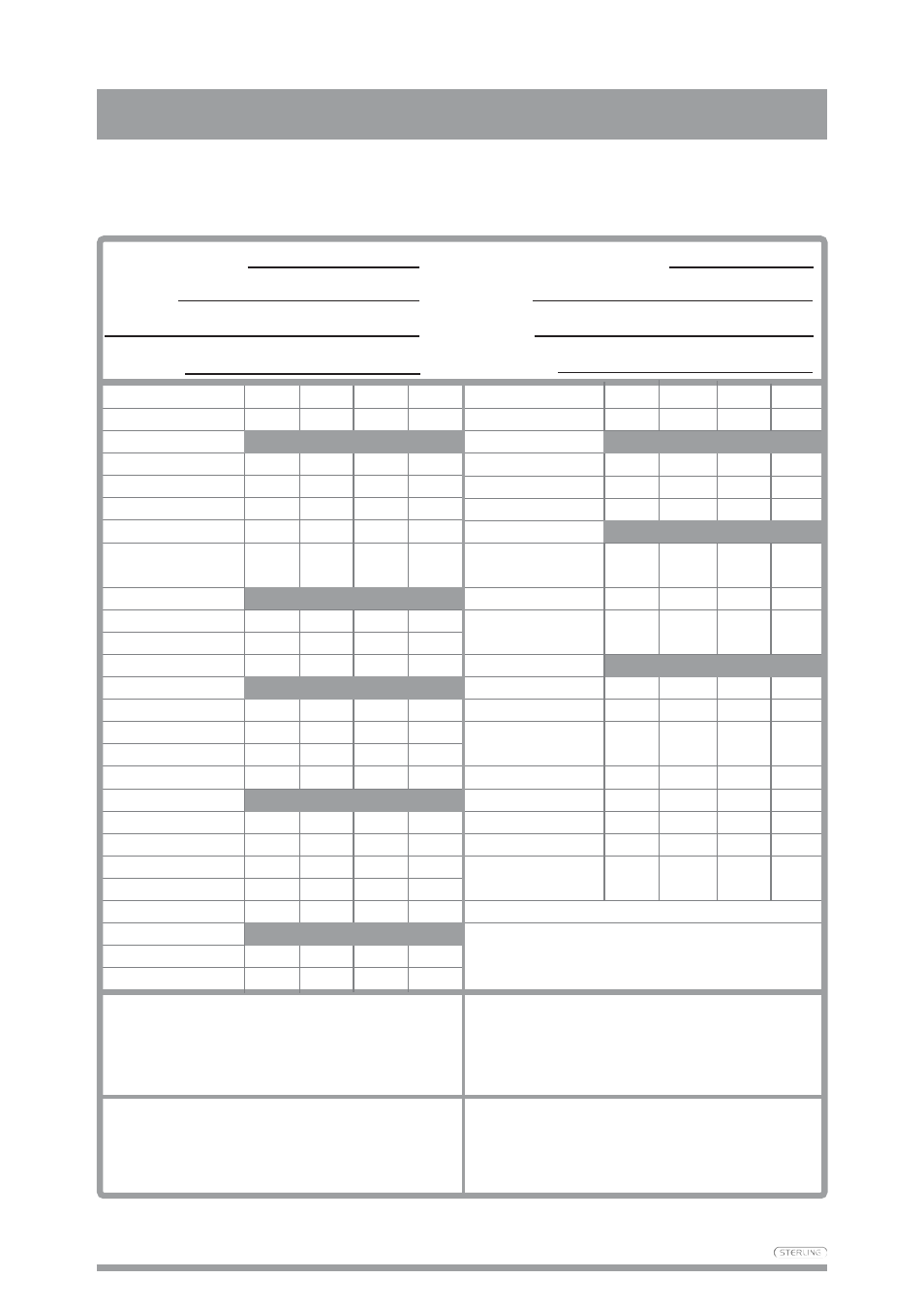 Service history | Sterling Mobility Scooter User Manual | Page 34 / 40