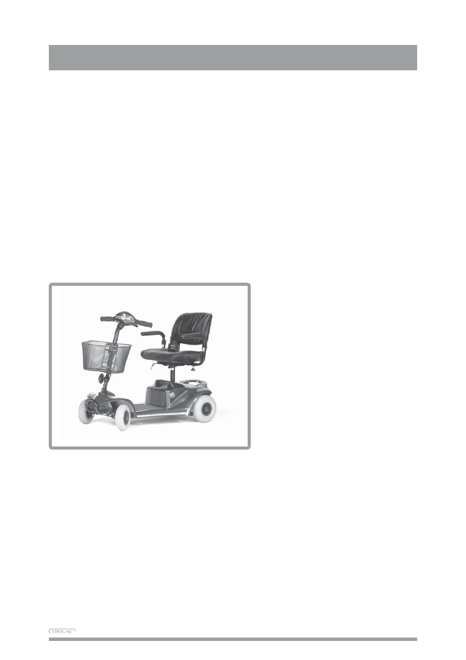 Specifications | Sterling Mobility Scooter User Manual | Page 35 / 40