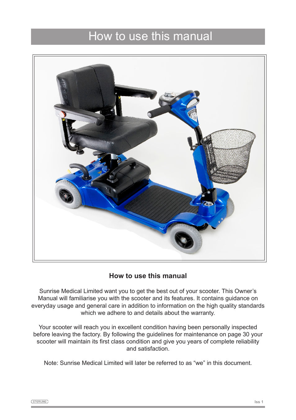 How to use this manual | Sterling 2 User Manual | Page 2 / 38