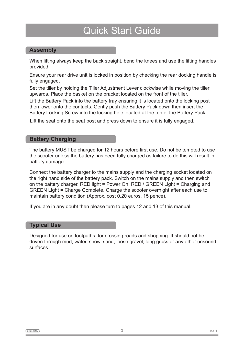 Quick start guide | Sterling 2 User Manual | Page 6 / 38