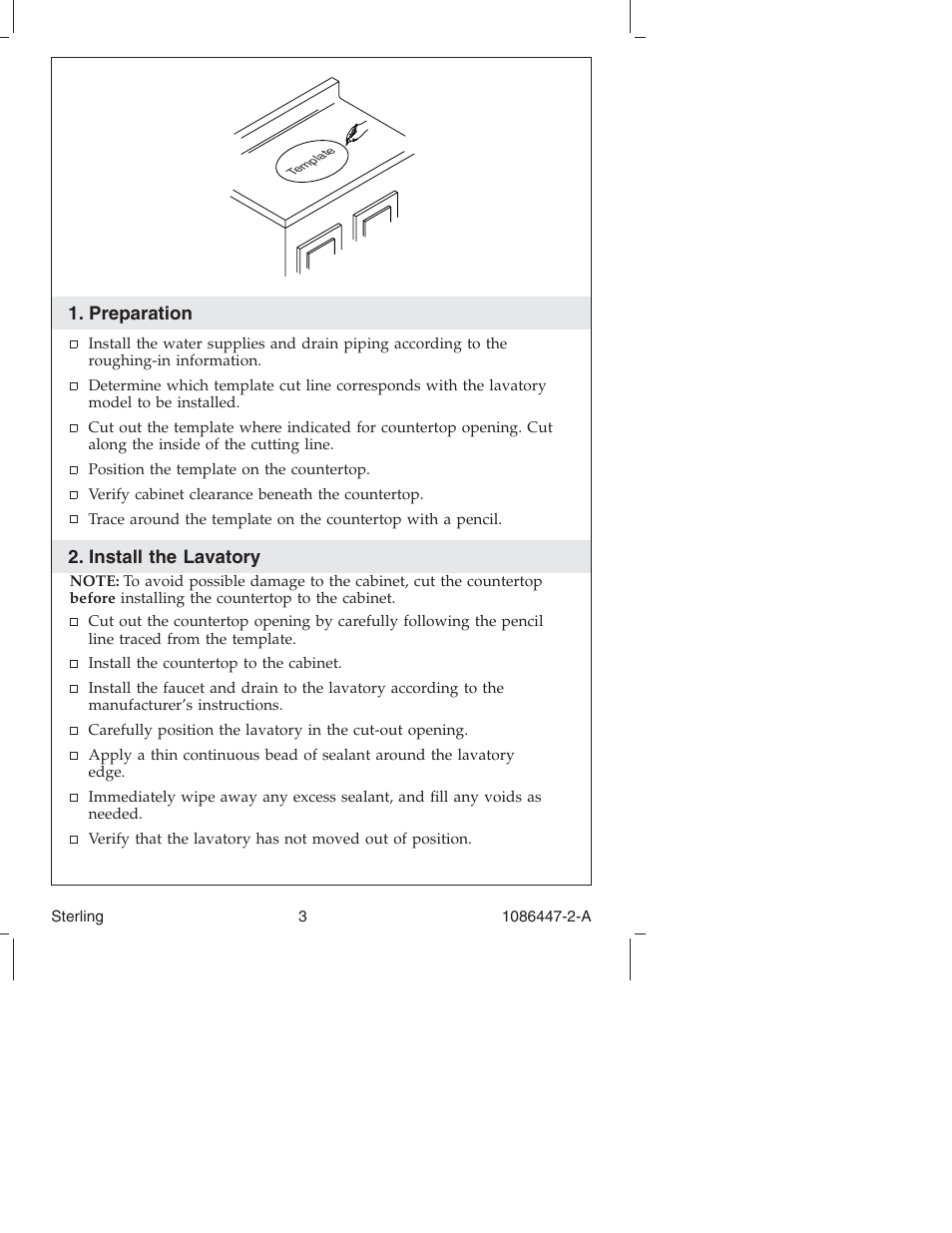 Sterling 1086447-2-A User Manual | Page 3 / 16