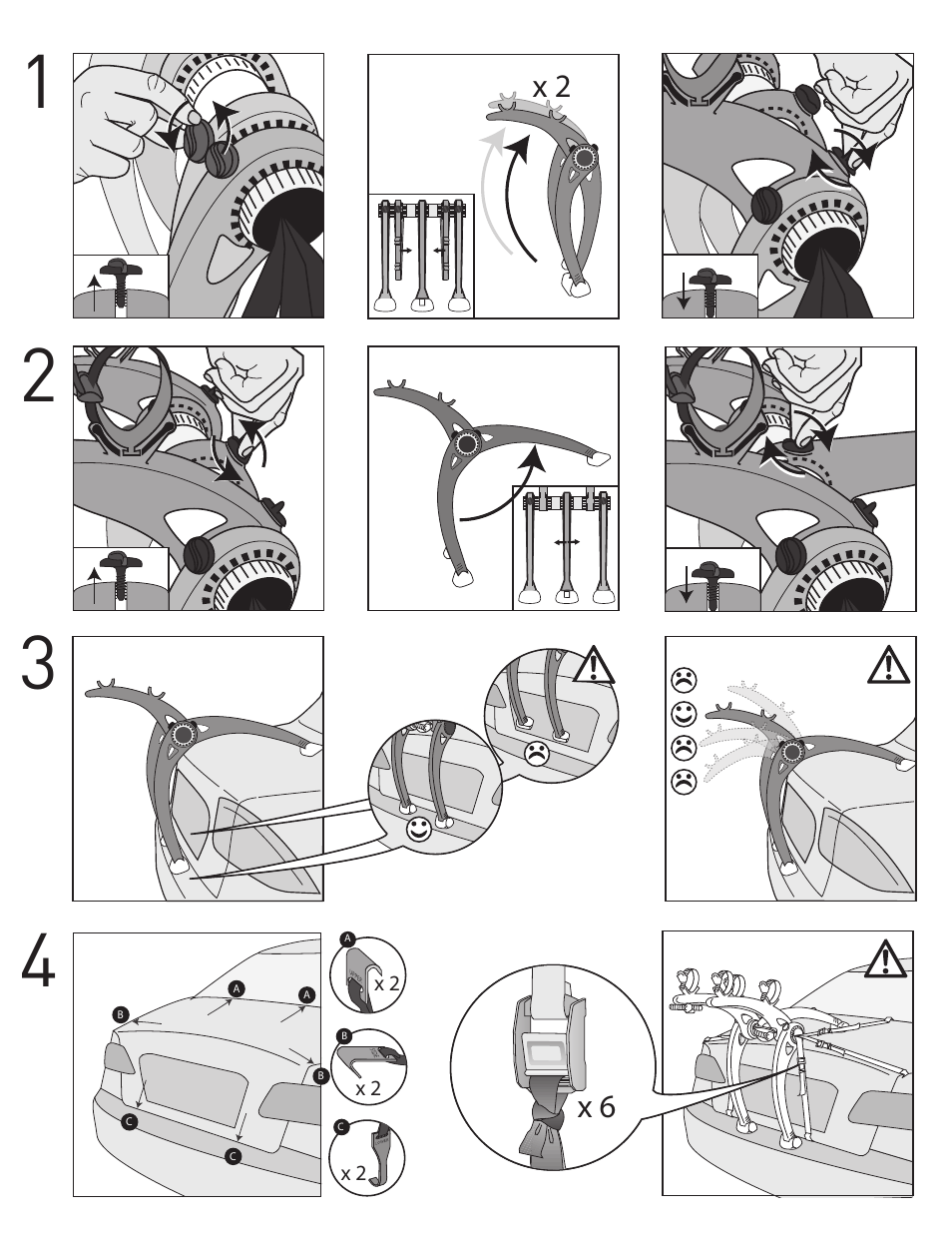 Saris Bones 2 (2-Bike) 805 User Manual | Page 2 / 6