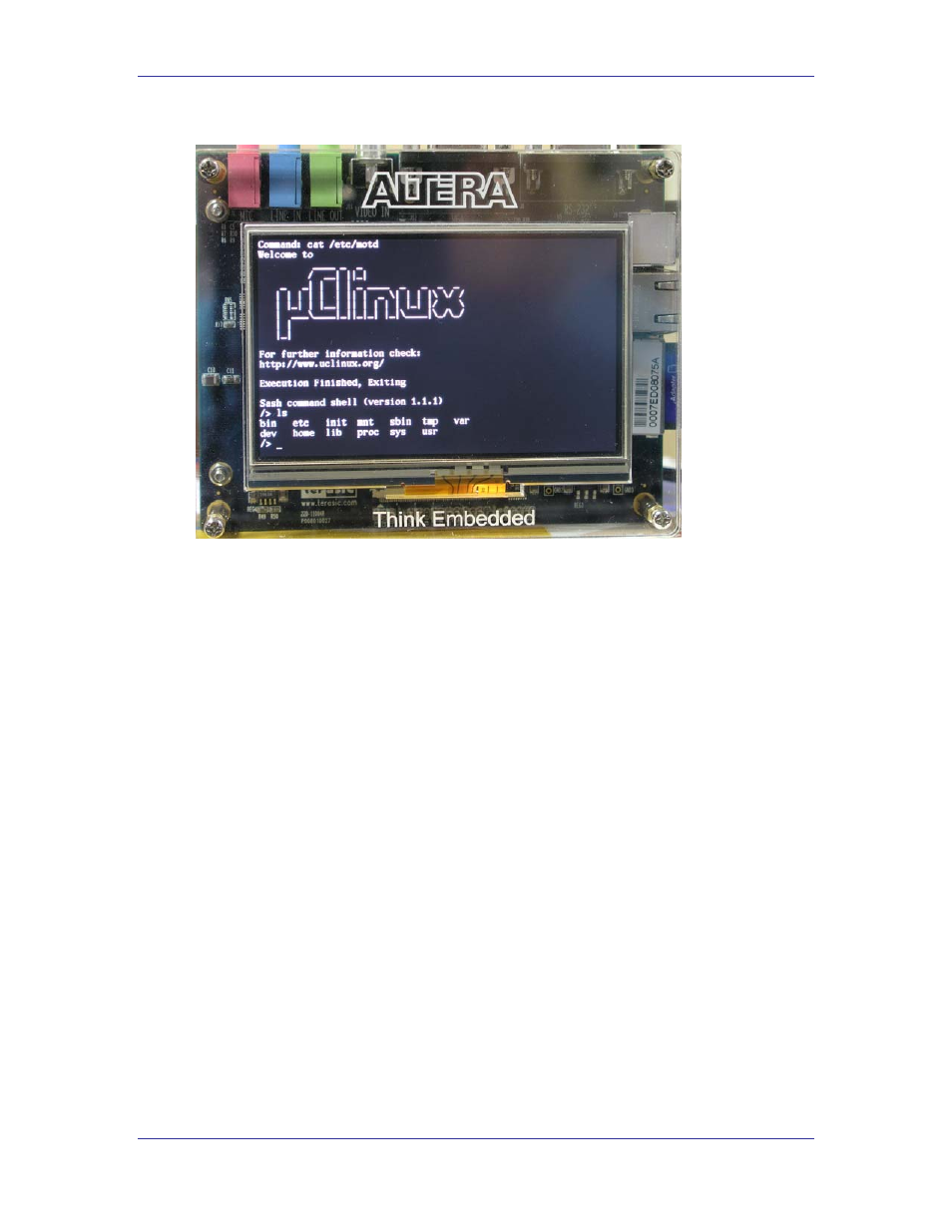 Figure 29 | SLS Audio NEEK Board Support Package uClinux User Manual | Page 62 / 62