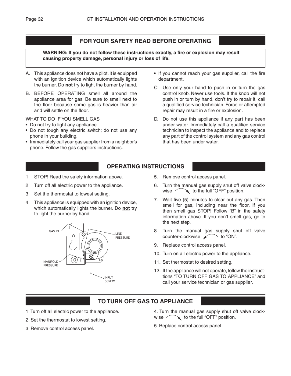 Smith Cast Iron Boilers GT Series User Manual | Page 32 / 44