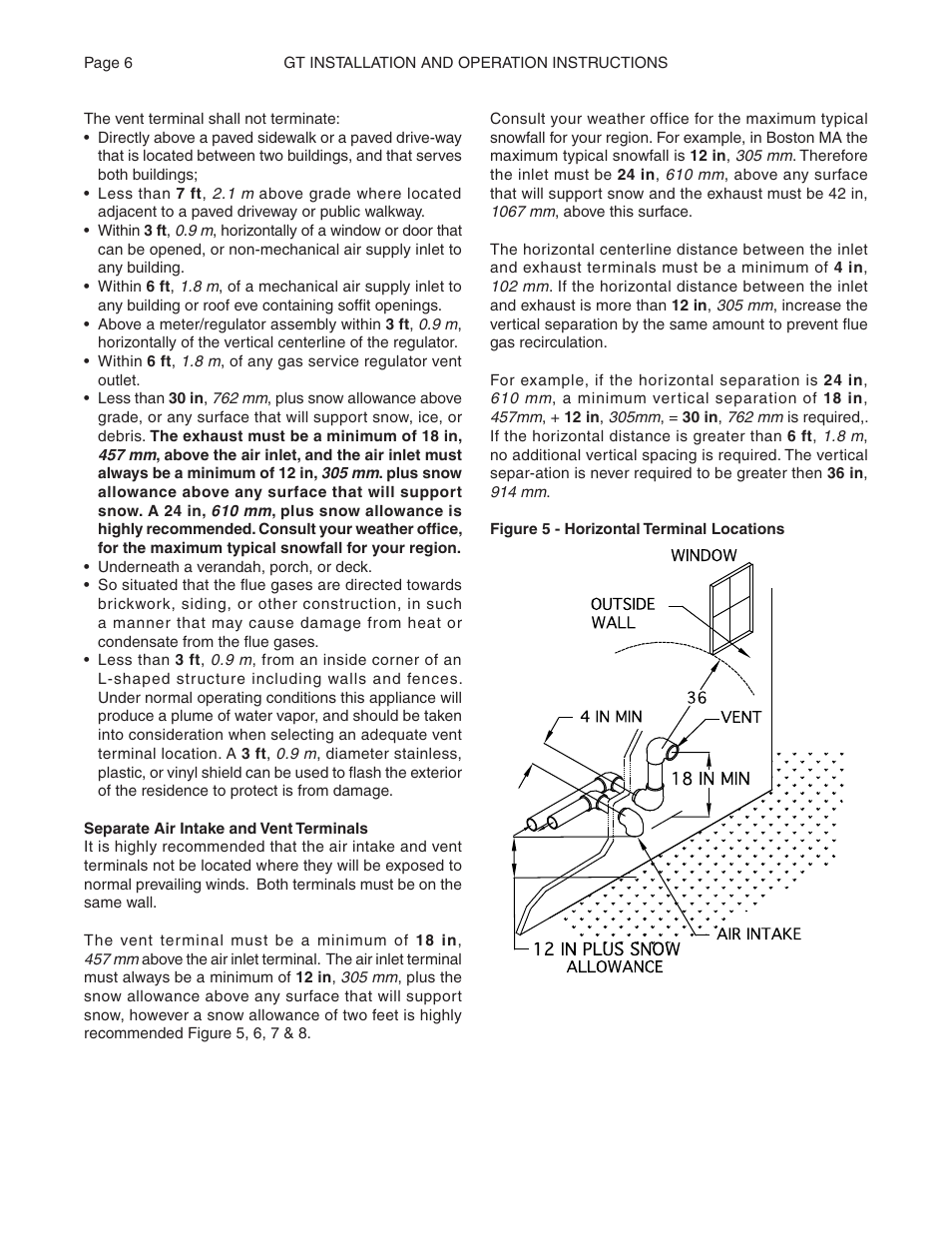 Smith Cast Iron Boilers GT Series User Manual | Page 6 / 44
