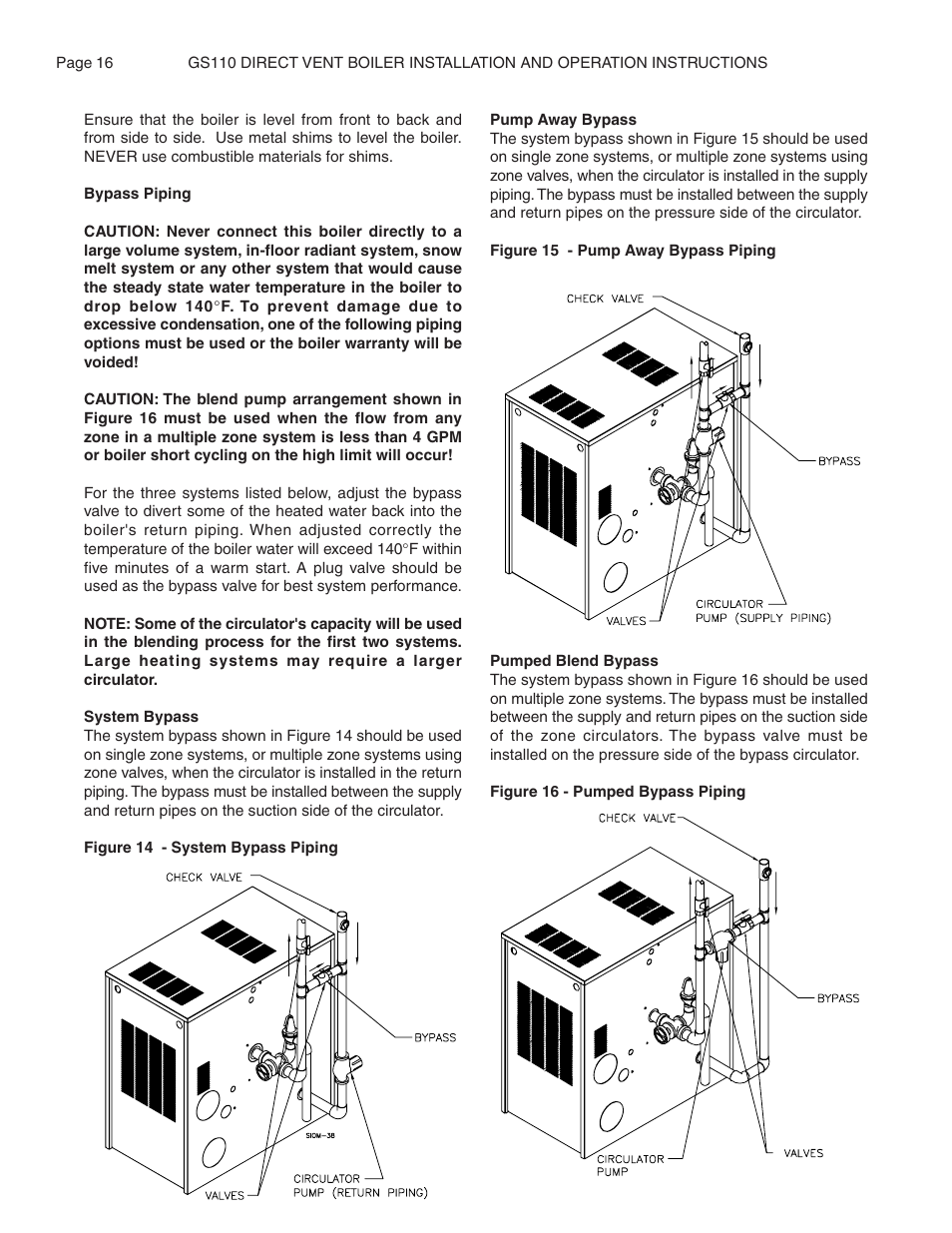 Smith Cast Iron Boilers GS110W User Manual | Page 16 / 32